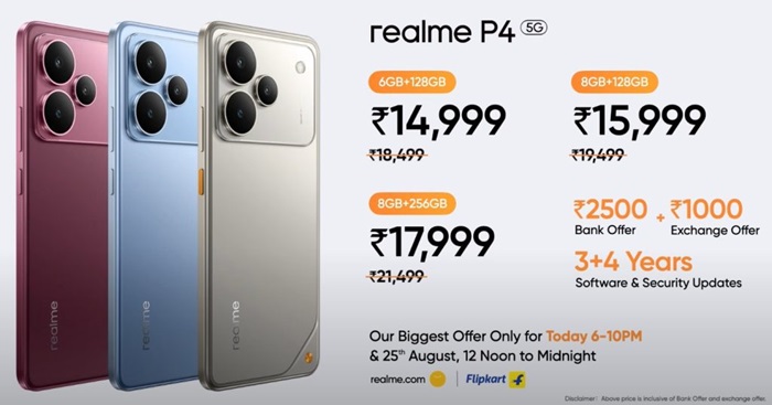 realme P4 5G offers
