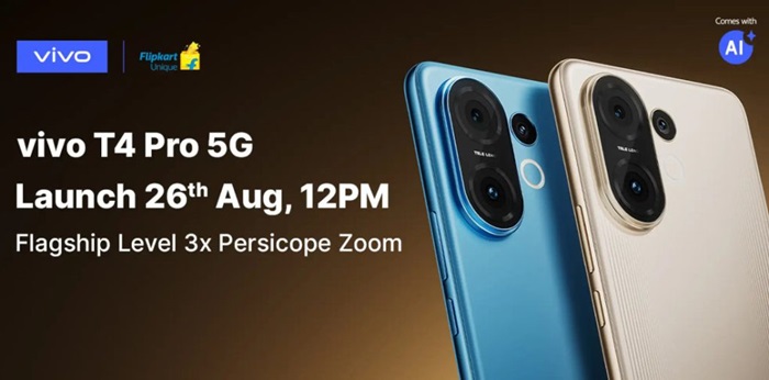 vivo T4 Pro 5G India launch date