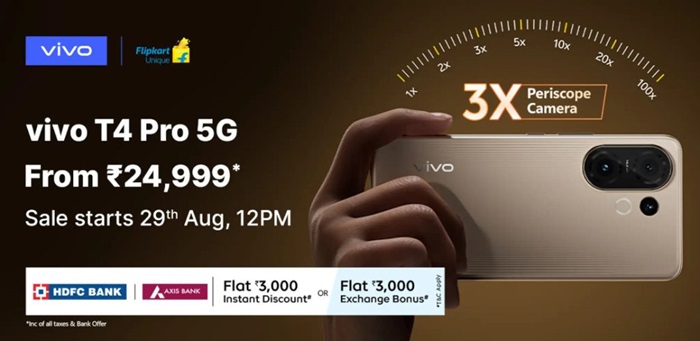 vivo T4 Pro price launch offers