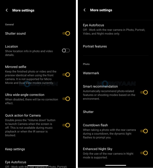 vivo T4R 5G Review Camera App Modes Settings 4