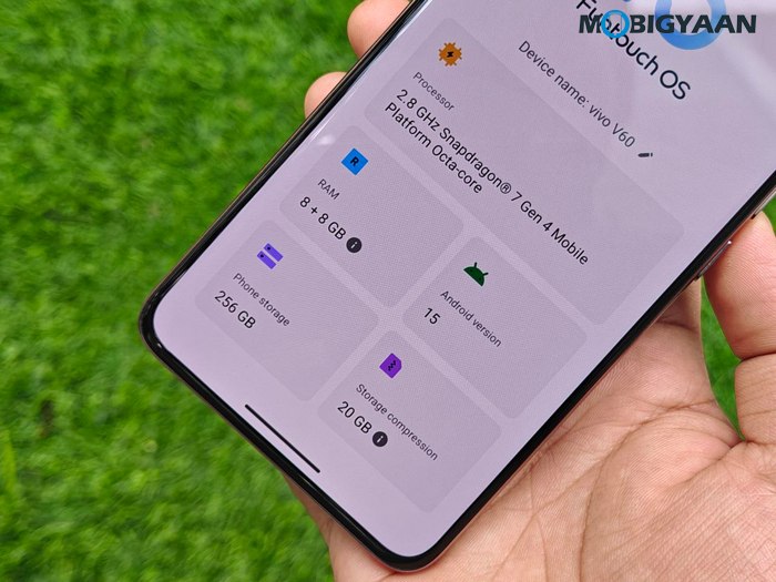vivo V60 Review Design Display Cameras Build Quality 23