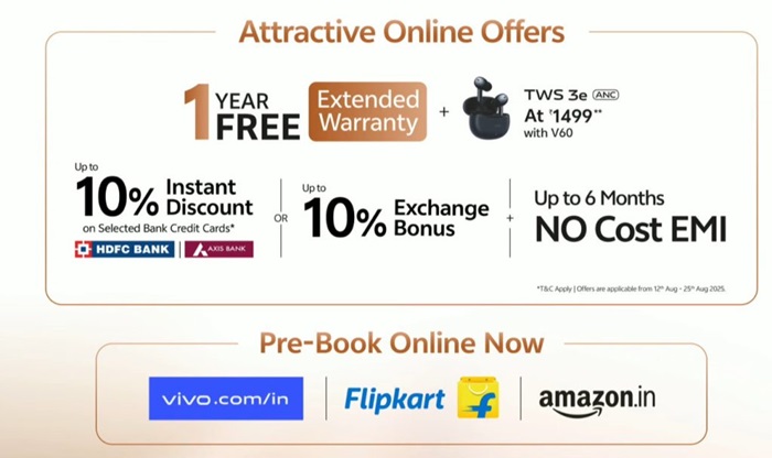 vivo V60 offers online
