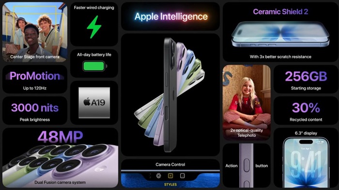 Apple iPhone 17 features