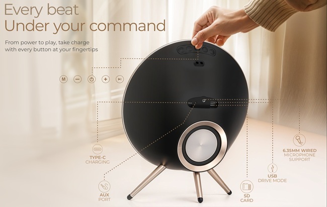 Cellecor COMET CBS 05 Pro Speaker Features
