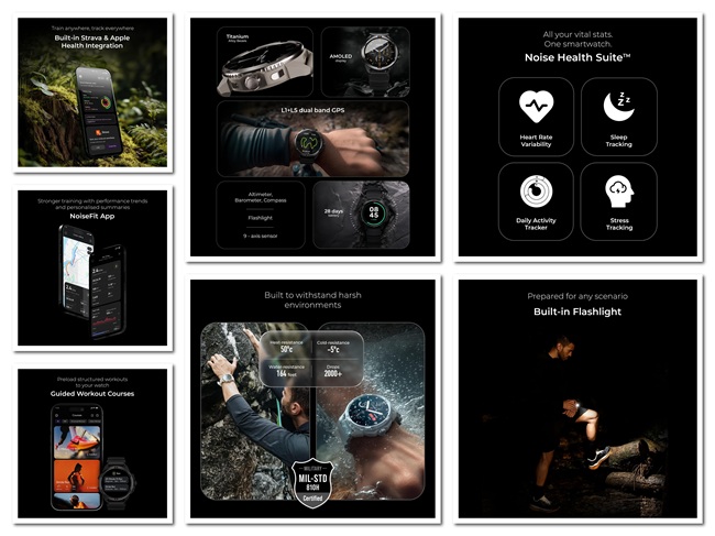 NoiseFit Endeavour Pro Features