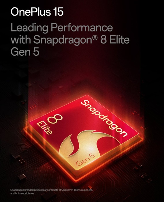 OnePlus 15 Snapdragon 8 Elite Gen 5 2