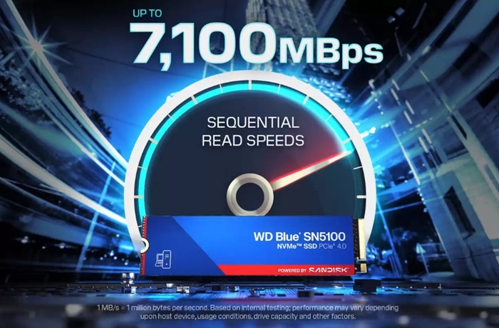 Sandisk WD Blue SN5100 features