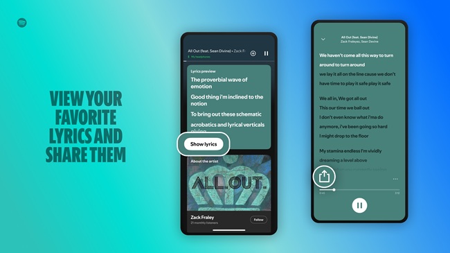 Spotify Lyrics
