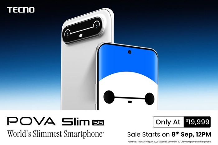 TECNO POVA Slim 5G India price