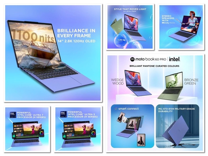 moto book 60 Pro laptop Features