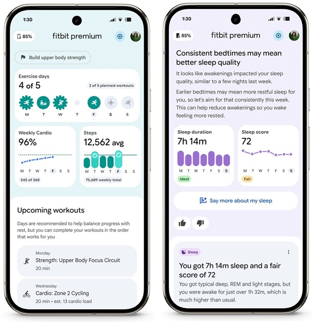 Fitbit personal health coach Fitness Tracking Sleep Tracking