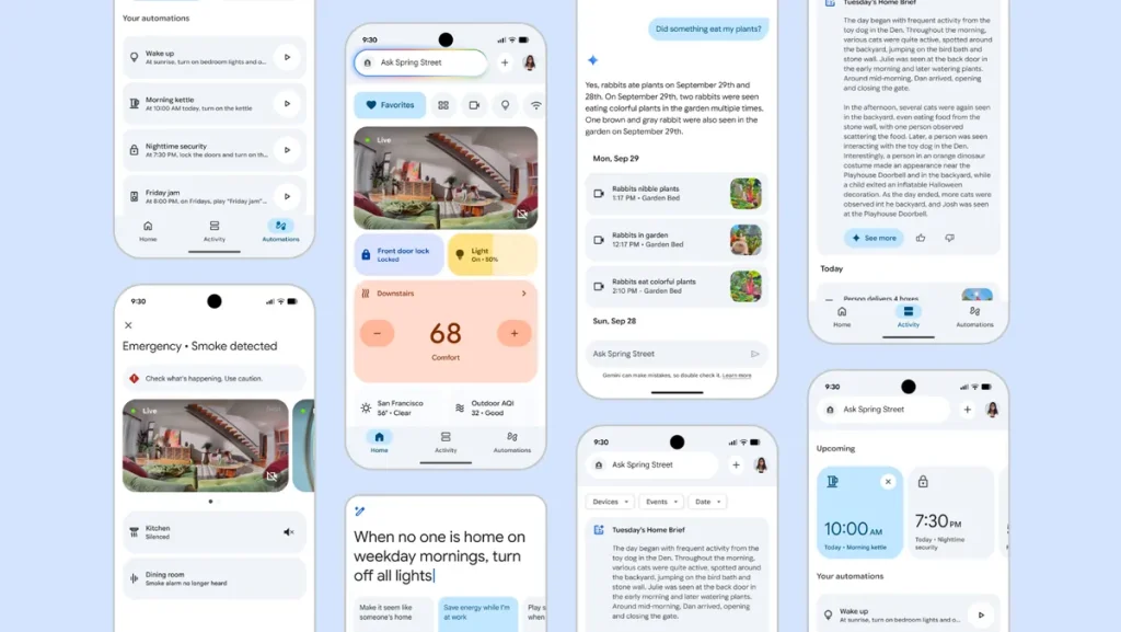 Google Home app update