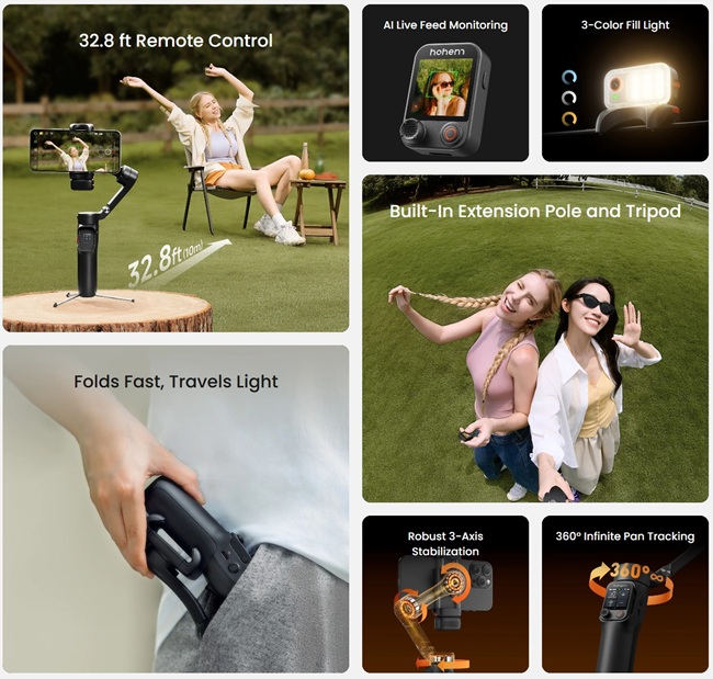 Hohem iSteady V3 Ultra Features