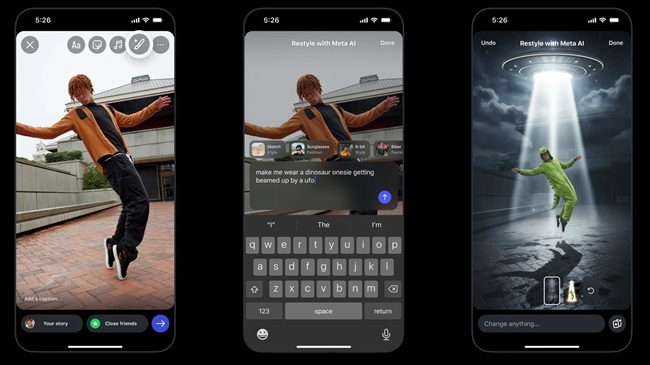 Instagram Restyle your photos videos