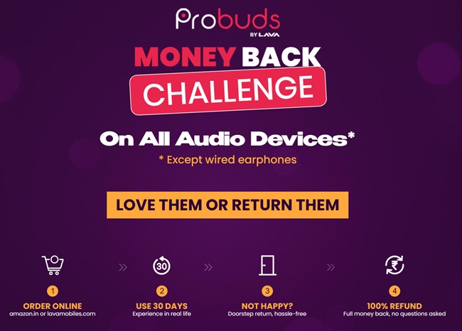 Lava Probuds Money Back Challenge