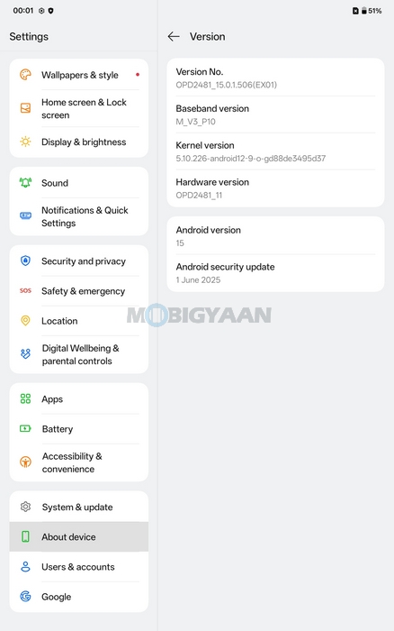 OnePlus Pad Lite Review About OxygenOS 15 Android 15 2