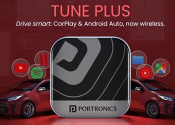 Portronics launches Tune Plus wireless car adapter with built-in YouTube and Netflix