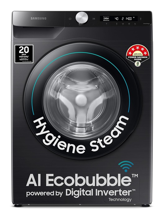 Samsung 8.5 kg Laundry Front load Washer AI Ecobubble 2