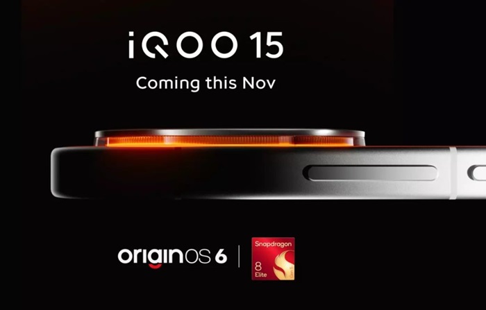 iQOO 15 with Snapdragon 8 Elite Gen 5 and OriginOS 6 launching in India on 26th November 2 iQOO 15 India launch teaser India