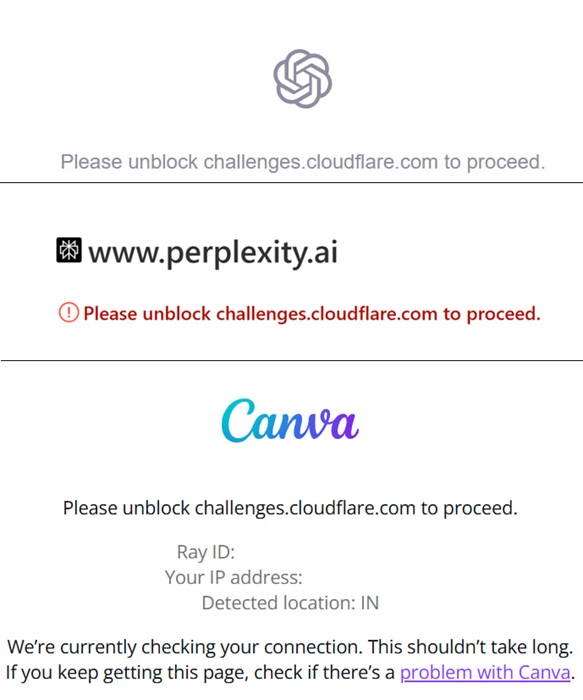 Massive Internet Outage: Cloudflare down, taking X, Canva, ChatGPT, Perplexity, and Gaming offline (League of Legends, Genshin Impact) 2 Cloudfare outage 2