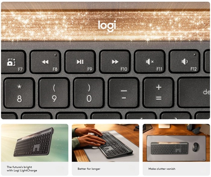 Logitech Signature Slim Solar K980 Features