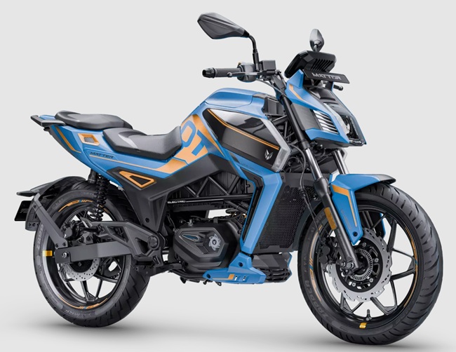 MATTER AERA 5000+ electric motorbike launched in Chennai, features 172km range, 105km/h speed, HyperShift gearbox, and more 2 MATTER AERA 5000 Cosmic Blue