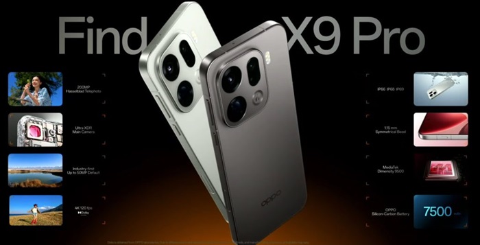 OPPO Find X9 Pro features India