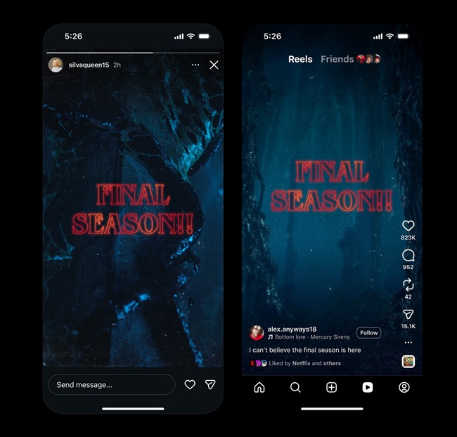 Instagram rolls out Stranger Things fonts with glow effects ahead of final season release 1 Instagram