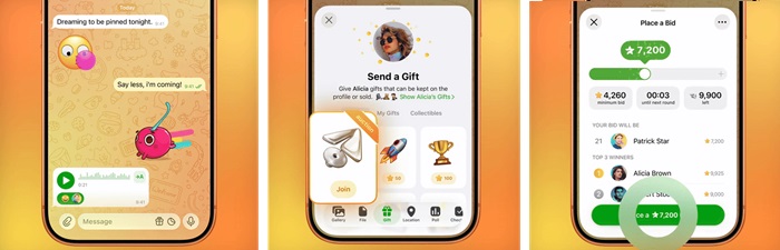 Telegram Auctions for New Gifts