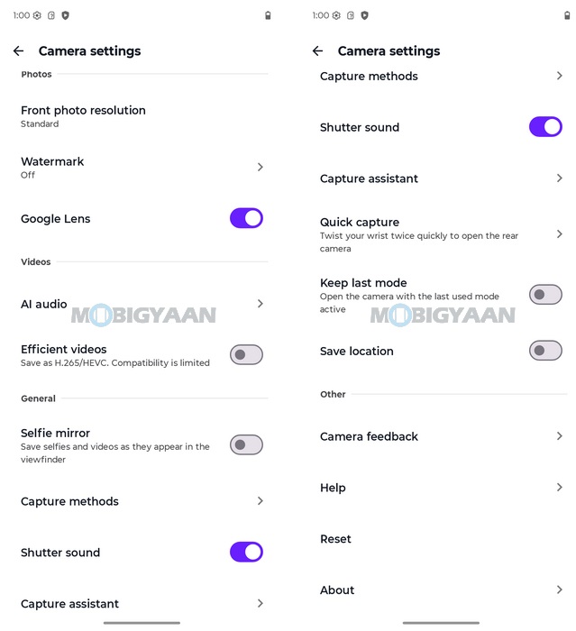 moto g67 Power 5G Review Camera Settings