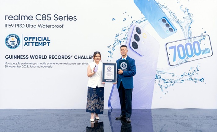 realme C85 5G launched in India at ₹14,999, featuring 144Hz display, 7000mAh battery, IP69 rating, and more 2 realme C85 5G Guinness World Records