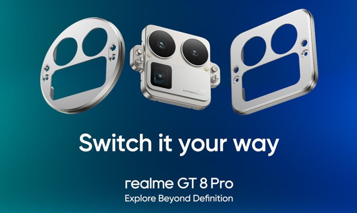 realme GT 8 Pro India launch set for 20th November, to feature RICOH GR camera, Snapdragon 8 Elite Gen 5, and 7000mAh more 2 realme GT 8 Pro Switch design