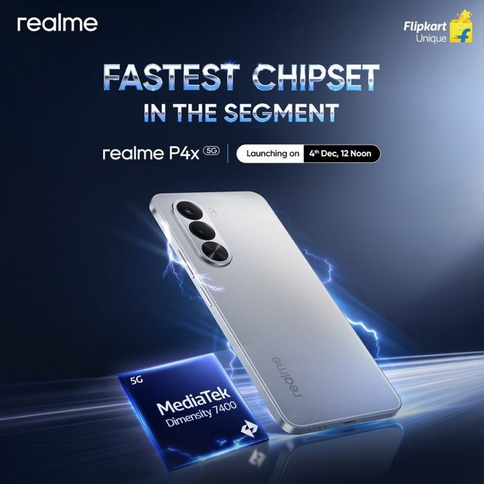realme P4x 5G and realme Watch 5 confirmed for 4th December India launch 2 realme P4x 5G