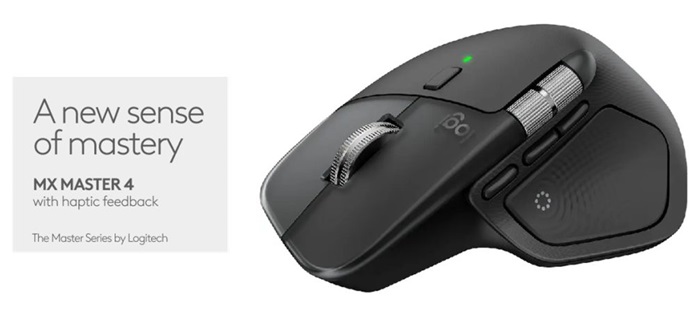 Logitech MX Master 4 wireless mouse launched in India, features with haptic feedback, 8000 DPI tracking, and more 1 Logitech MX Master 4 Wireless Mouse