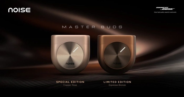 Noise Master Buds In Espresso Bronze & Copper Rose