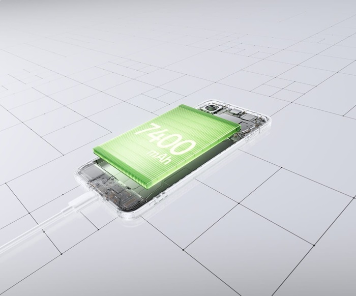 OnePlus 15R Massive 7,400 mAh Battery
