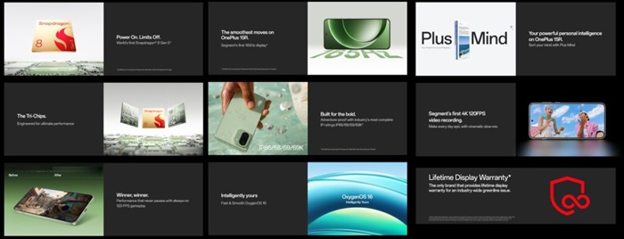 OnePlus 15R features teaser