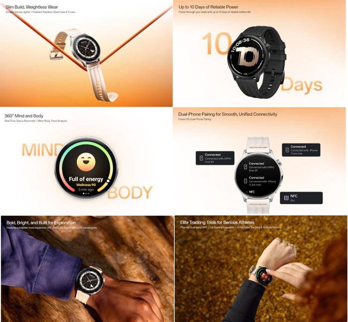 OnePlus Watch Lite announced, featuring 1.46-inch AMOLED display, 10-day battery life, dual-band GPS, and more 2 OnePlus Watch Lite features