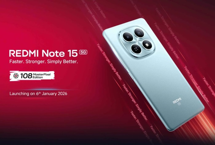 REDMI Note 15 5G India launch date