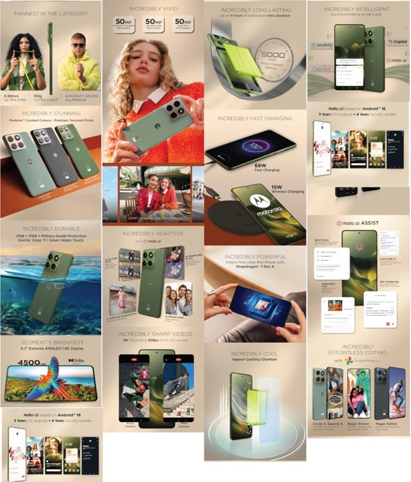 motorola edge 70 launching in India on 15th December featuring 4500nits screen, Snapdragon 7 Gen 4, and more 2 motorola edge 70