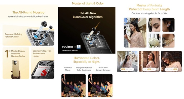 realme 16 Pro+ launched in India at ₹39,999 featuring 200MP camera, 3.5x telephoto lens, 7000mAh battery, 144Hz screen, and more 5 realme 16 Pro series features teaser