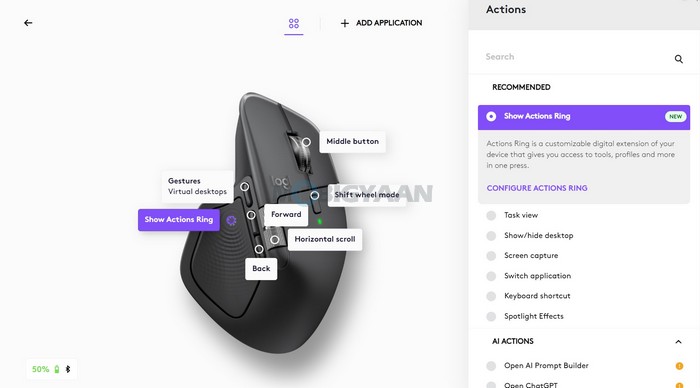 Logitech MX Master 4 Review: The Most Customizable Productivity Mouse Yet? 32 Logitech MX Master 4 Review LogiOptions 6