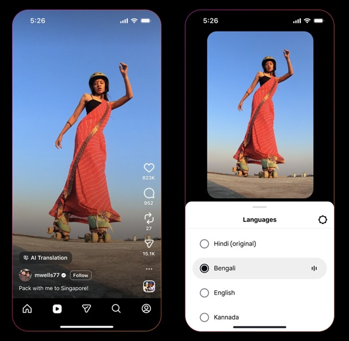 Meta AI Translations Indian Languages 1