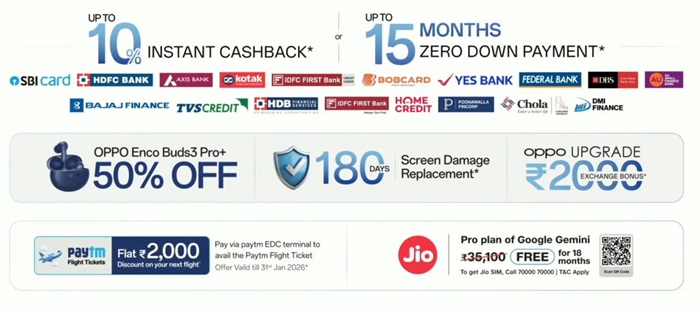 OPPO Reno 15 series launch offers