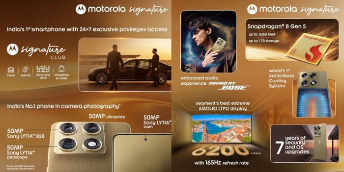 motorola signature features