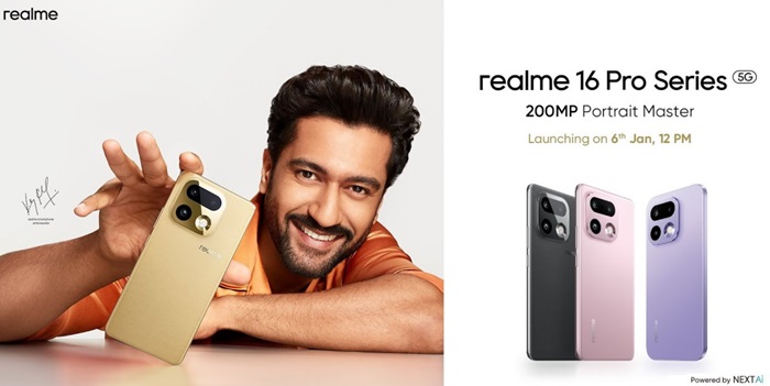 realme to kick off 2026 with first major launch event on 6th January 1 realme 16 Pro Series 5G India