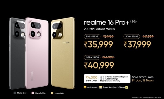 realme 16 Pro Series Price 2