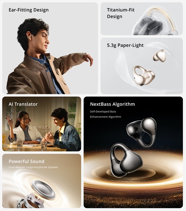 realme Buds Clip features