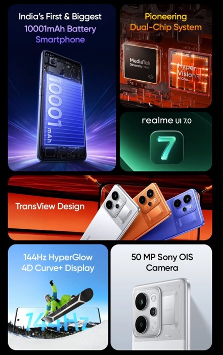 realme P4 Power, realme Buds Clip