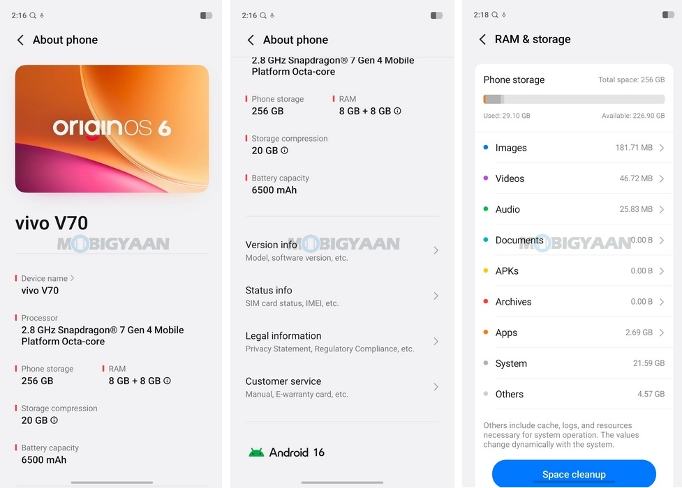 vivo V70 Review OriginOS 6 8